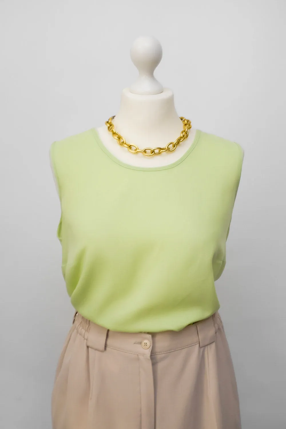 0029_PISTACHIO VISCOSE TANKTOP