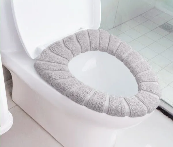 1458 Winter Comfortable Soft Toilet Seat Mat Cover Pad Cushion Plush