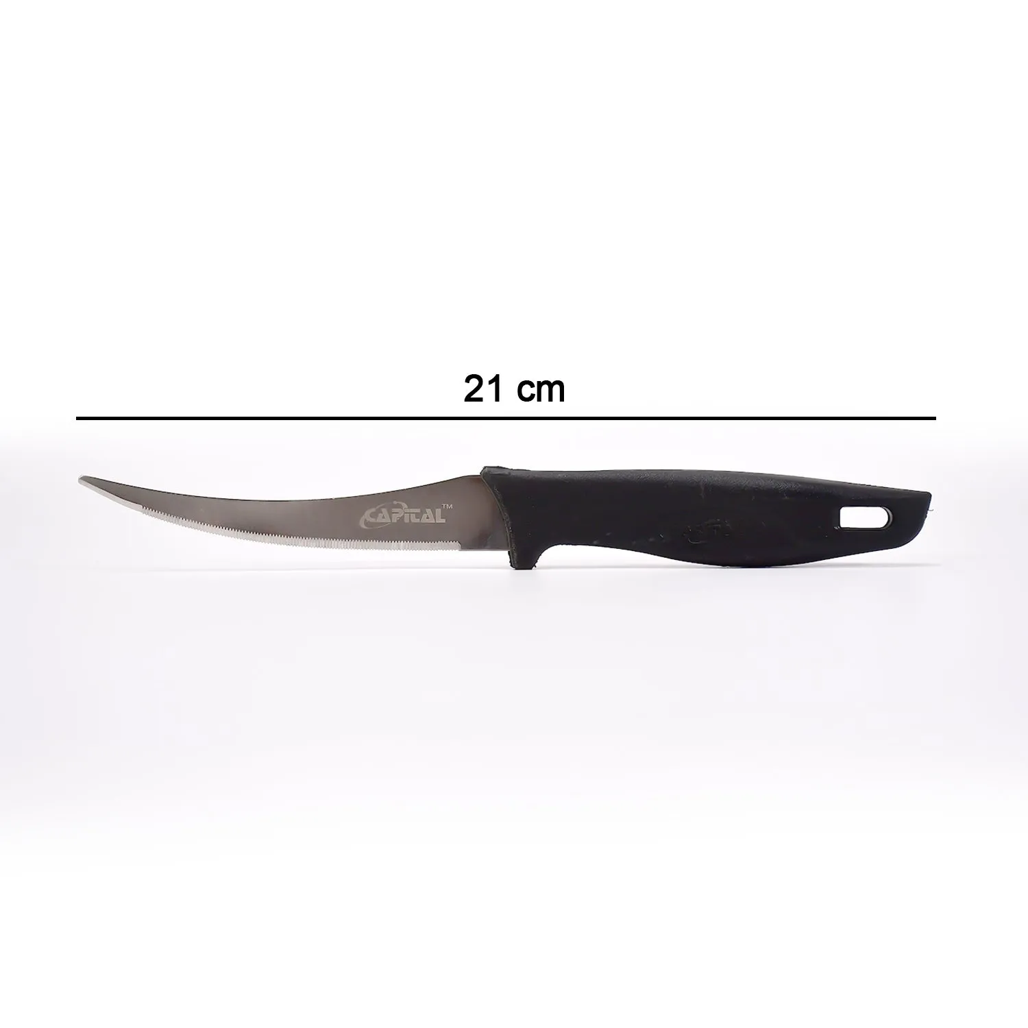 2390 Stainless Steel knife and Kitchen Knife with Black Grip Handle (21 Cm)