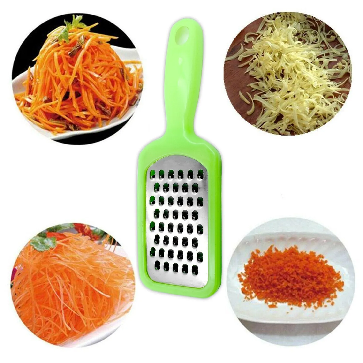 2586 Plastic Vegetable Kitchen Grater / cheese Shredder With Grip Handle