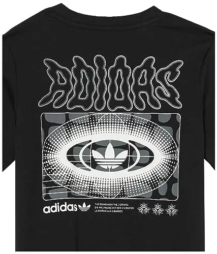 adidas Originals Unisex Kid's Rekive T-Shirt, Black, X-Small