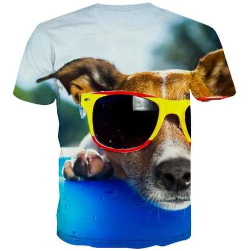 Animal T shirts Men Dog T-shirts 3d Funny T-shirts Graphic Hip Hop Tshirts Cool Short Sleeve summer Men/women S-5XL Style Sport