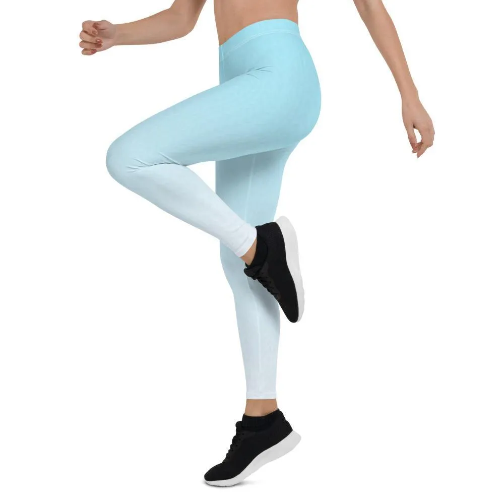 Arctic Ice Ombre Low Waist Leggings