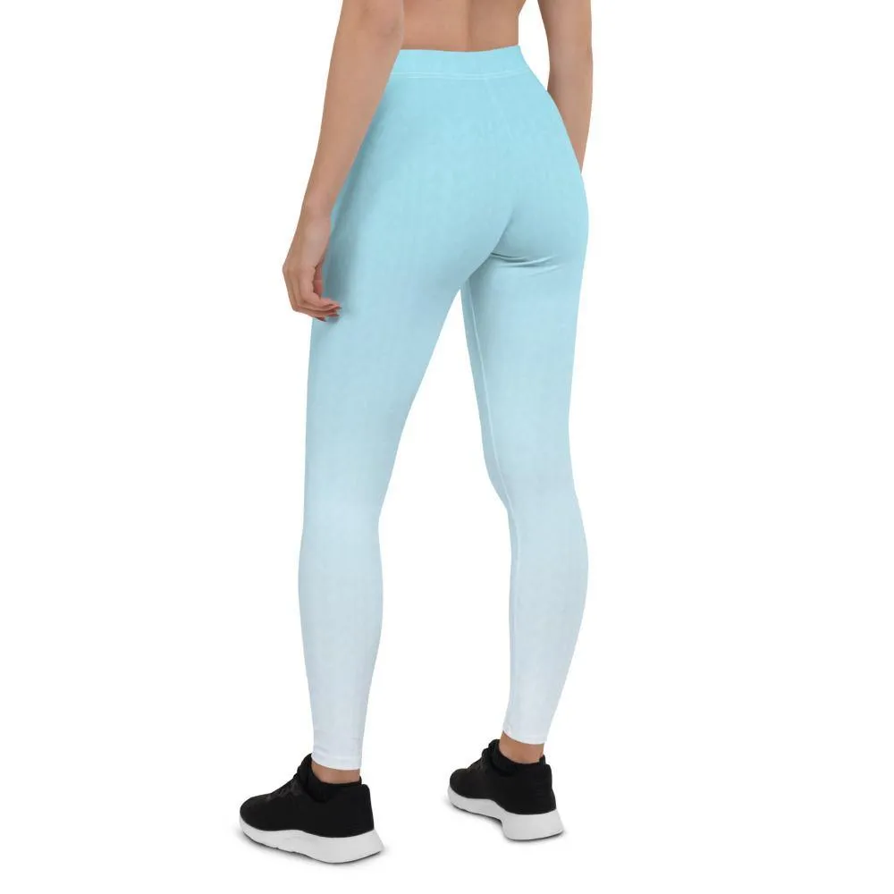 Arctic Ice Ombre Low Waist Leggings