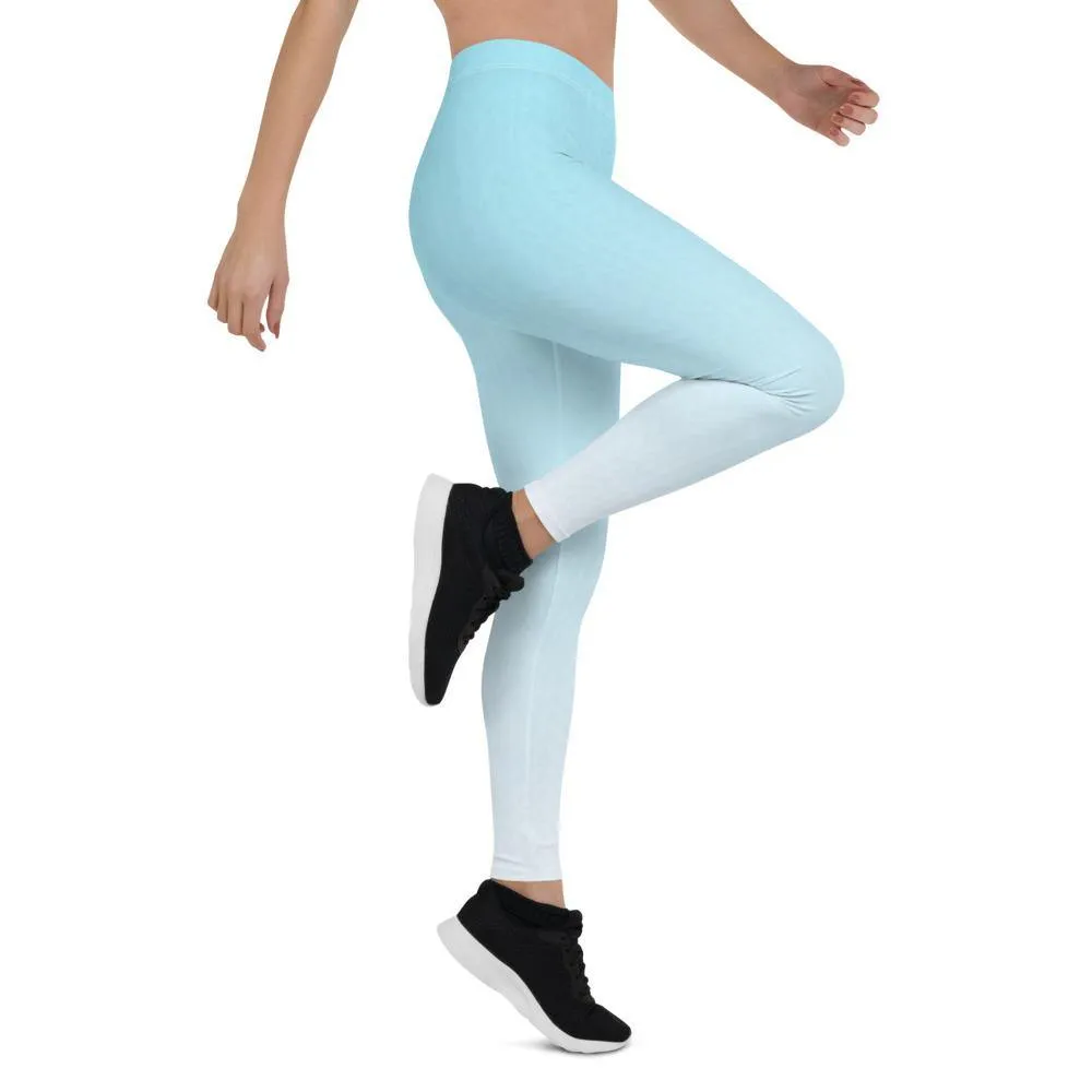 Arctic Ice Ombre Low Waist Leggings