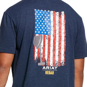 Ariat Men's Rebar Cotton Strong American Grit T-Shirt