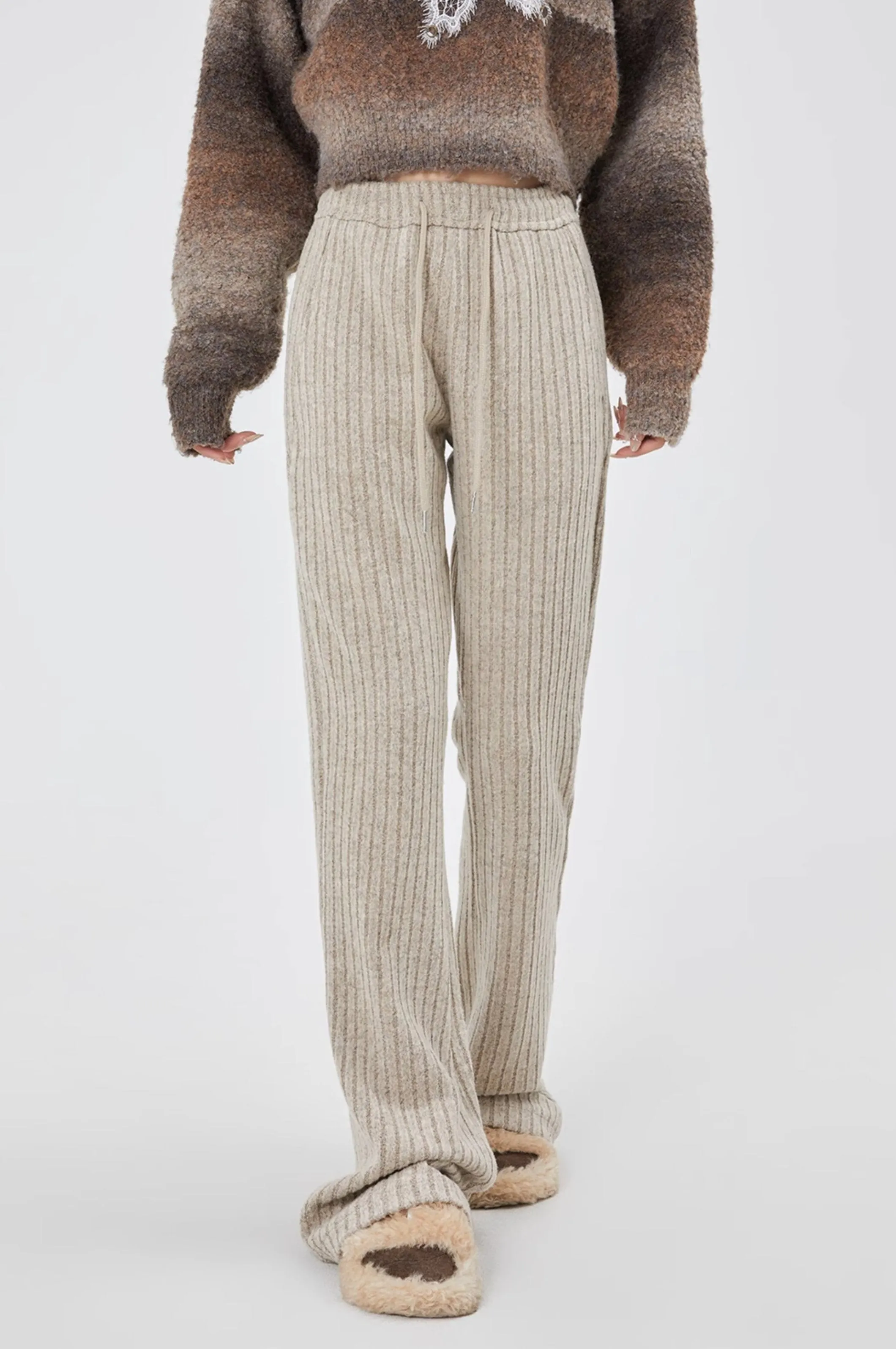 Aziza Knitted Casual Sweatpants