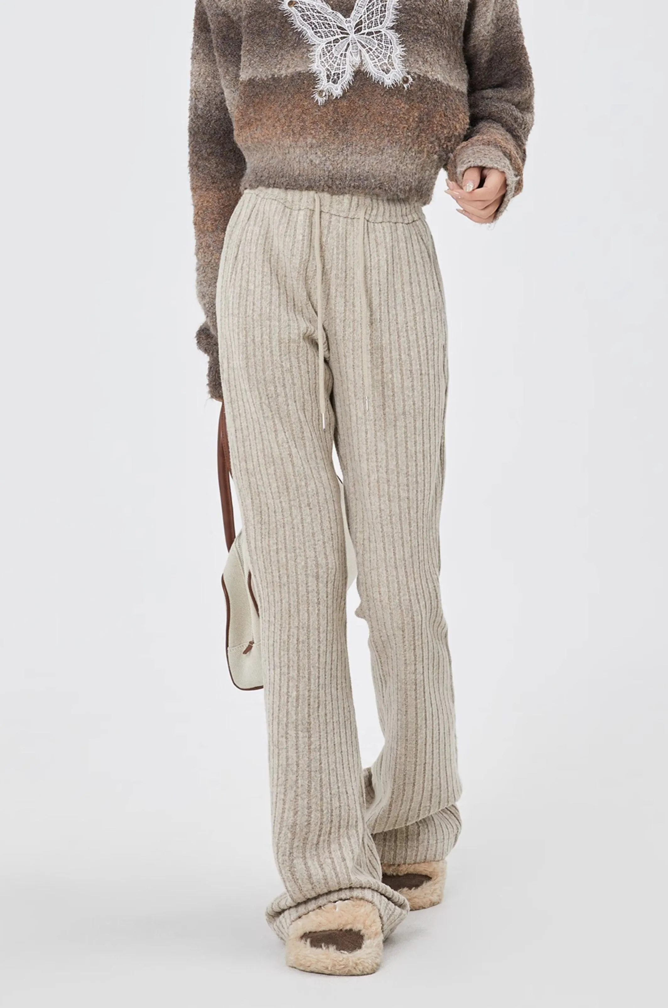 Aziza Knitted Casual Sweatpants