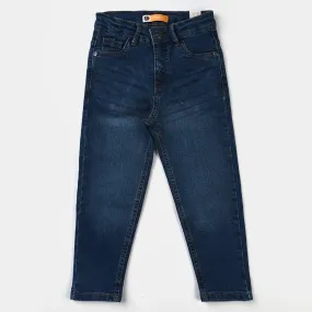 Boys Denim Pant Basic Color-MD.Blue