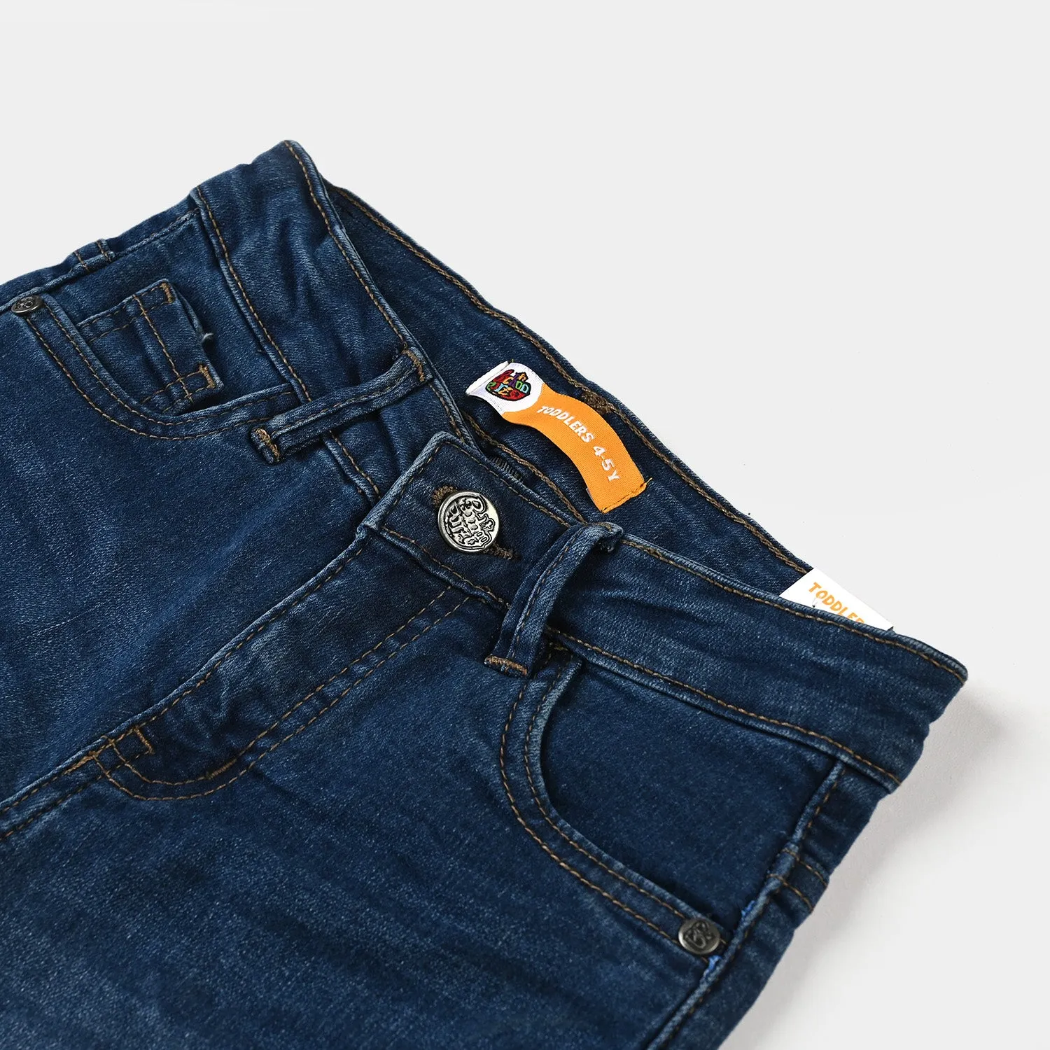 Boys Denim Pant Basic Color-MD.Blue