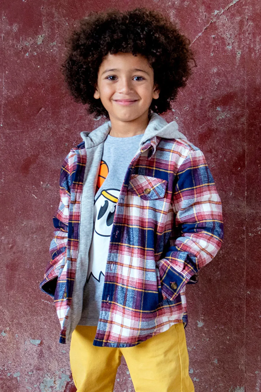 Boys Shirt Appaman Glen Hooded