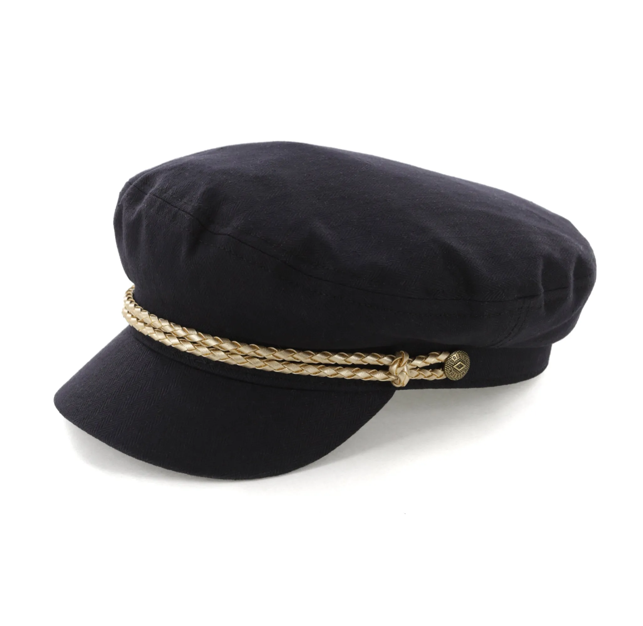 Brixton Fiddler Cap Black/Gold