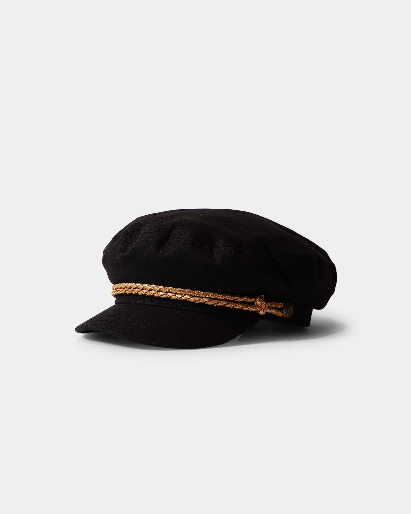 Brixton Fiddler Cap Black/Gold