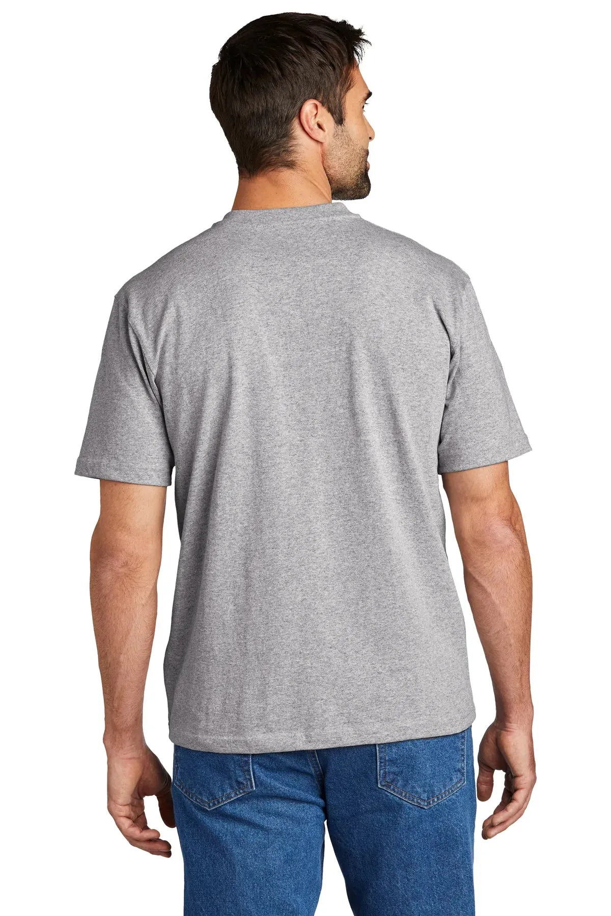 Carhartt Henley Custom T-Shirts, Heather Grey