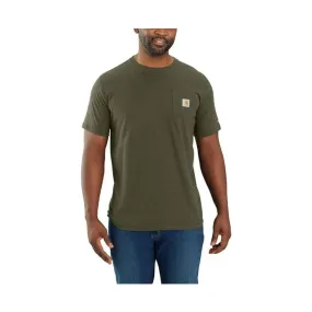 Carhartt Men's Relaxed Fit SS Pocket Tee - Basil Heather