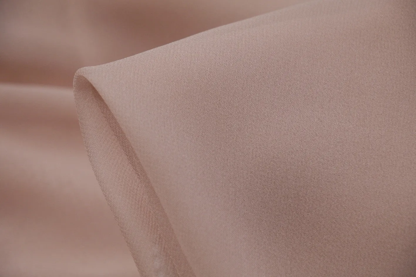 Dusty Pink Silk Georgette