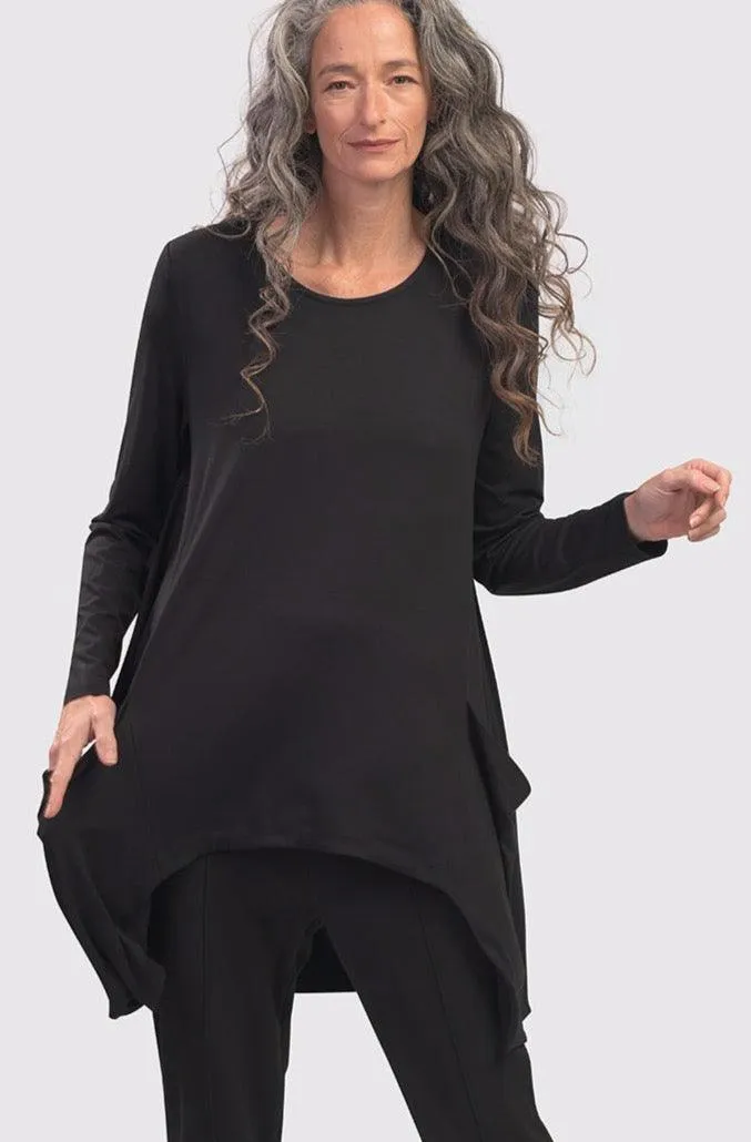 Essential Pocket Tunic, Black