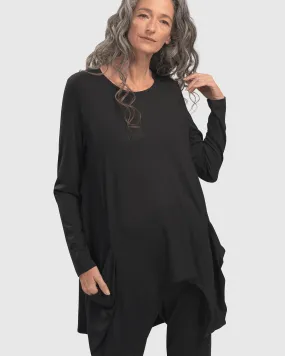 Essential Pocket Tunic, Black