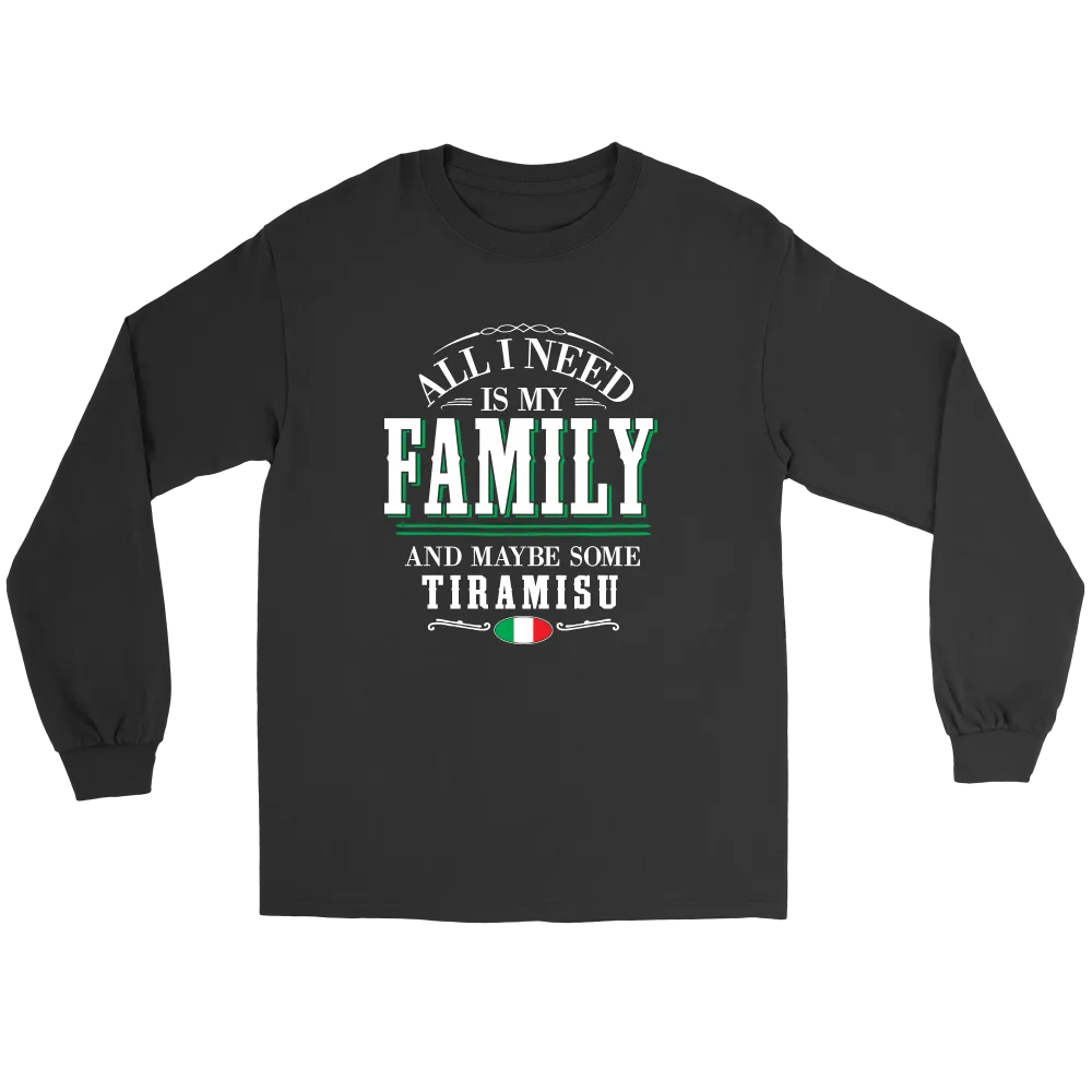 Family and Tiramisu Shirt