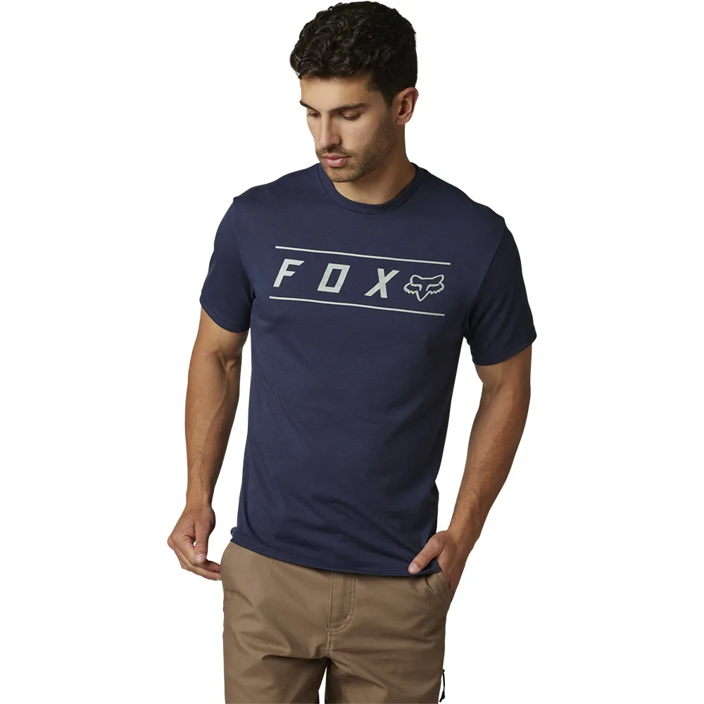 FOX PINNACLE SS TECH TEE [HEATHER DEEP COBALT]