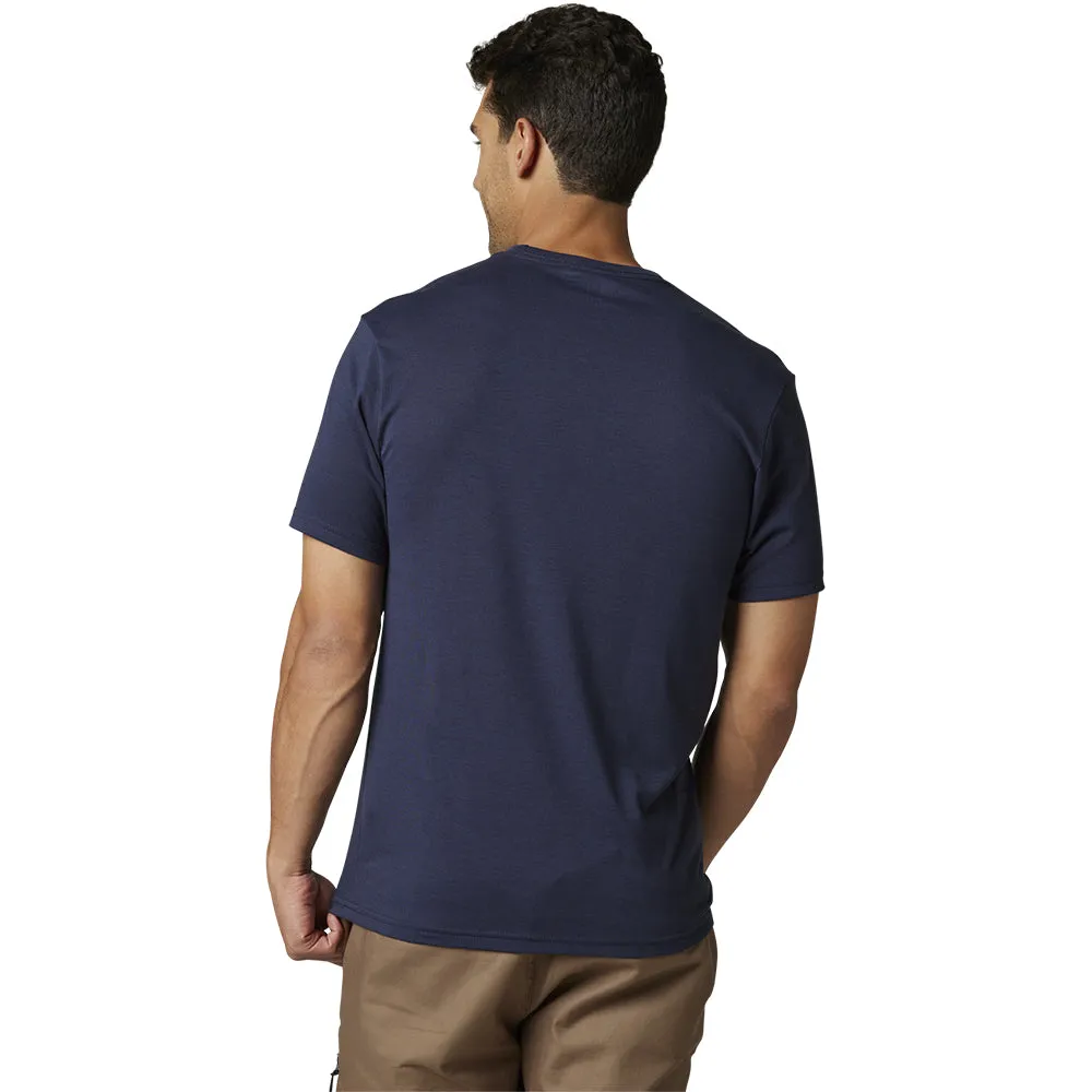 FOX PINNACLE SS TECH TEE [HEATHER DEEP COBALT]