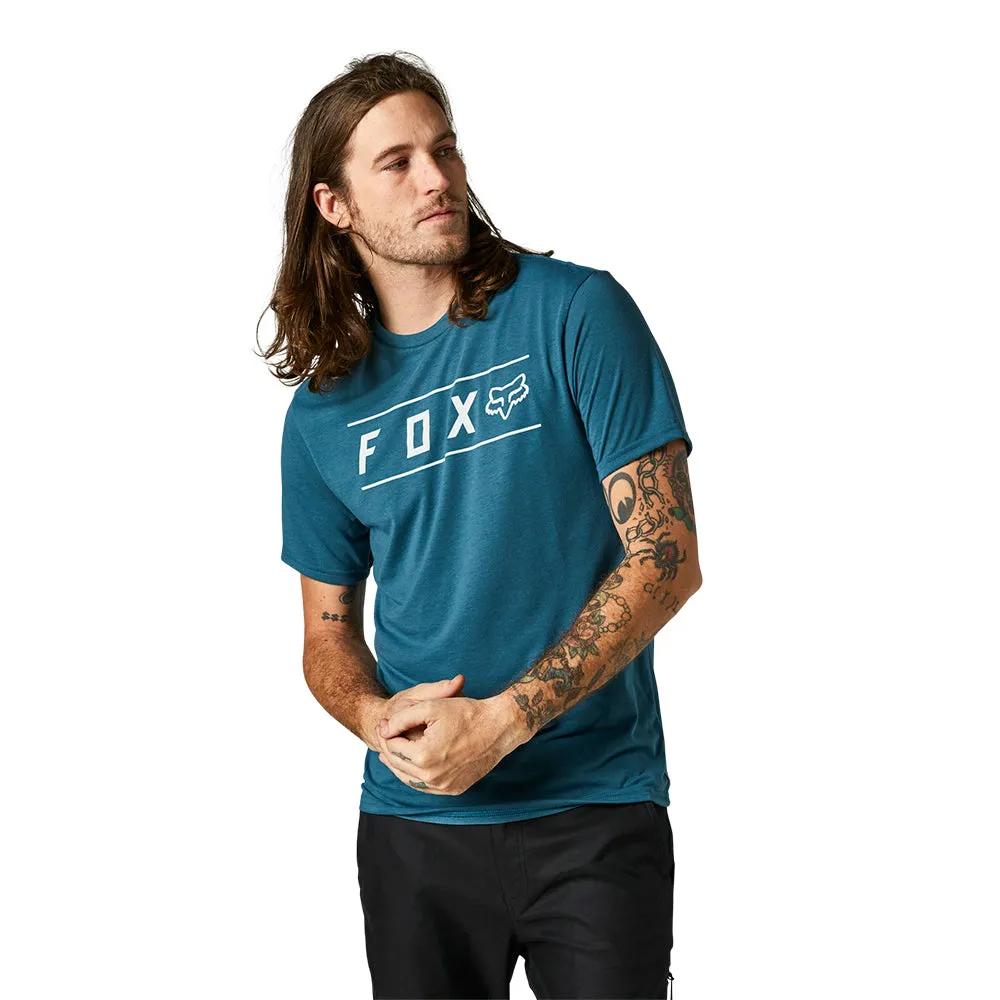 FOX PINNACLE SS TECH TEE [SLATE BLUE]