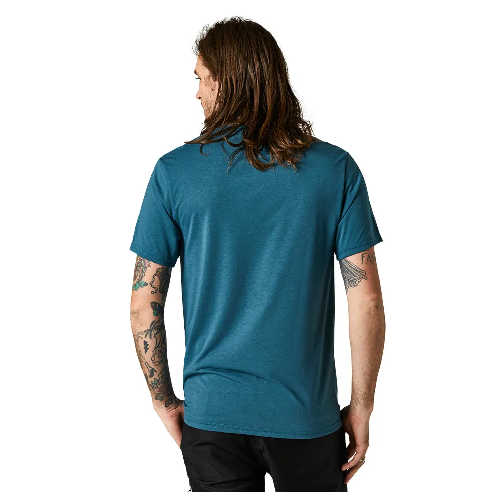 FOX PINNACLE SS TECH TEE [SLATE BLUE]