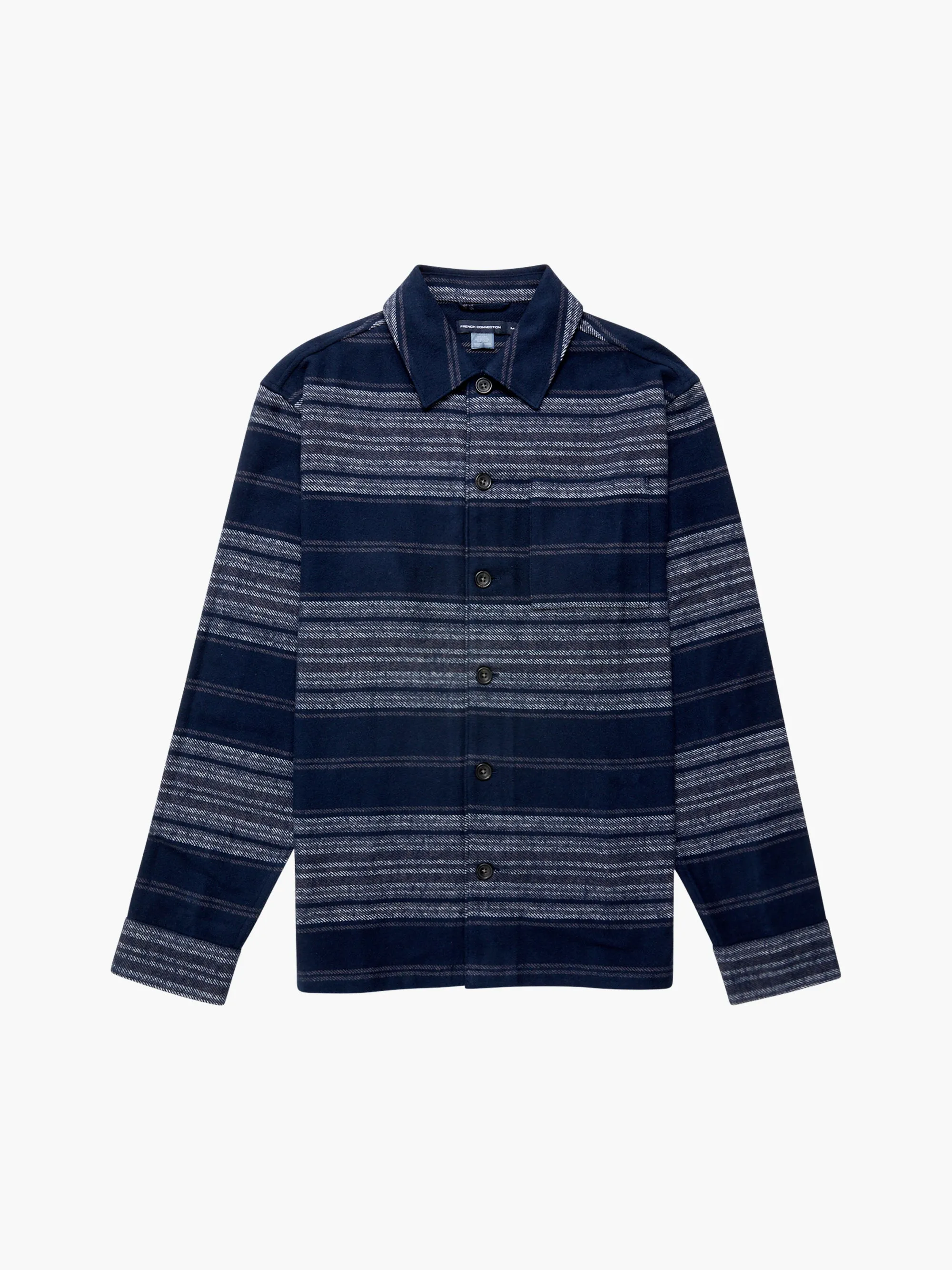 Heavy Twill Stripe Overshirt