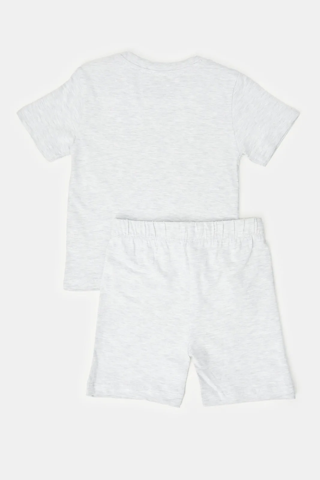 Infant Boys Grey And Navy Space Pyjama Set (4 Piece)