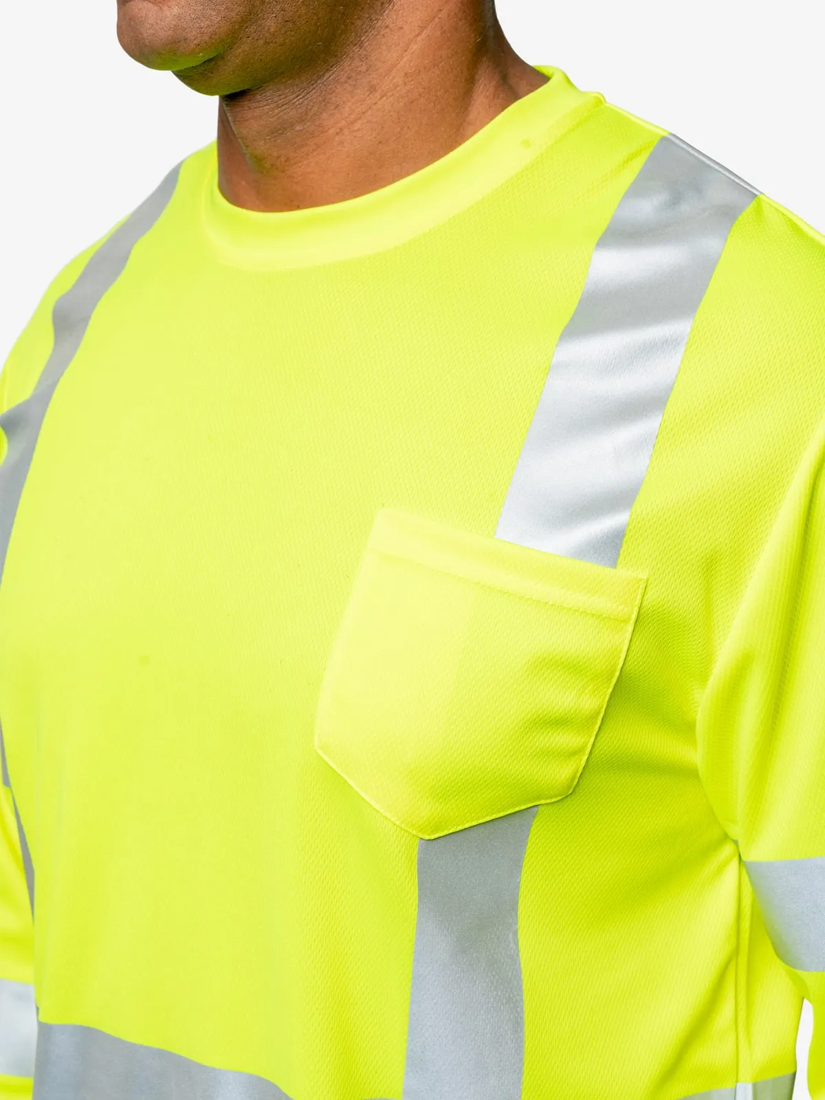 Insect Shield Men's Mesh Long Sleeve Hi-Vis T-Shirt