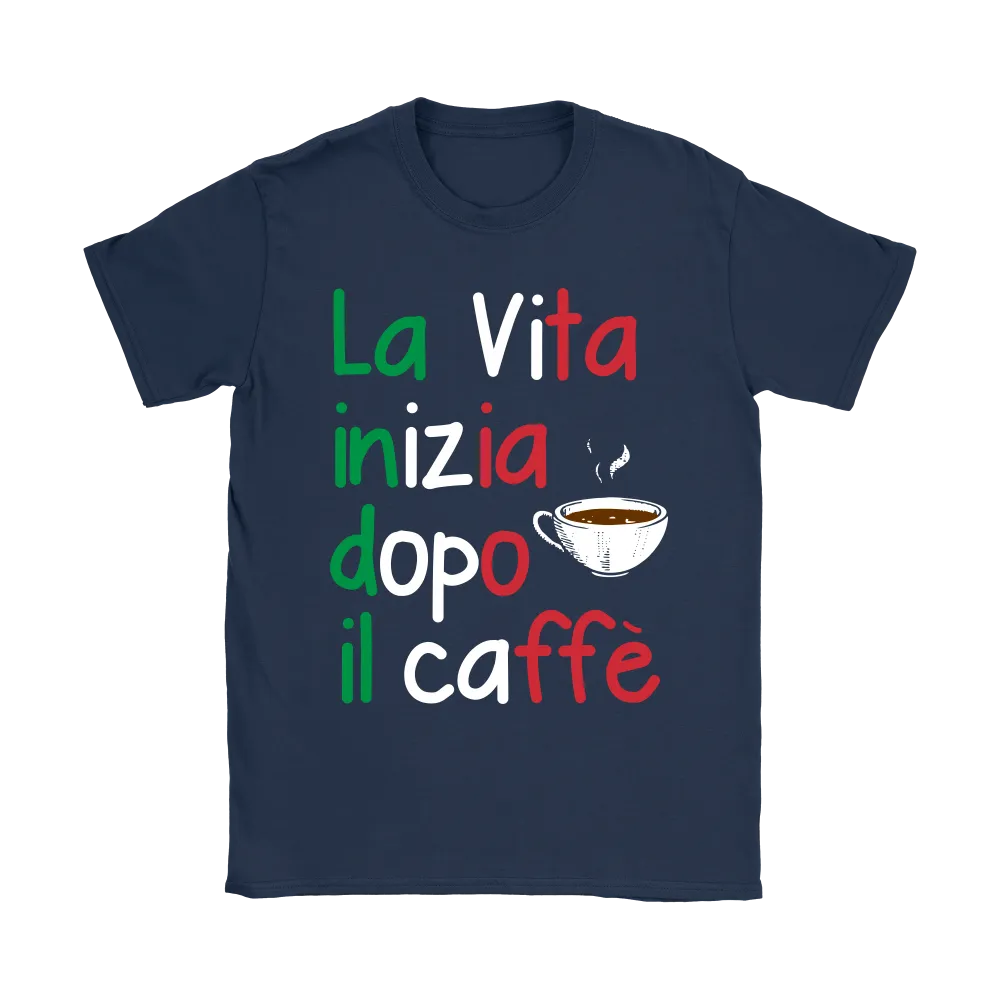 Life Begins After Coffee Shirt