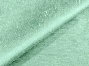 Light Pista Green Plain Bangalore Raw Silk Fabric