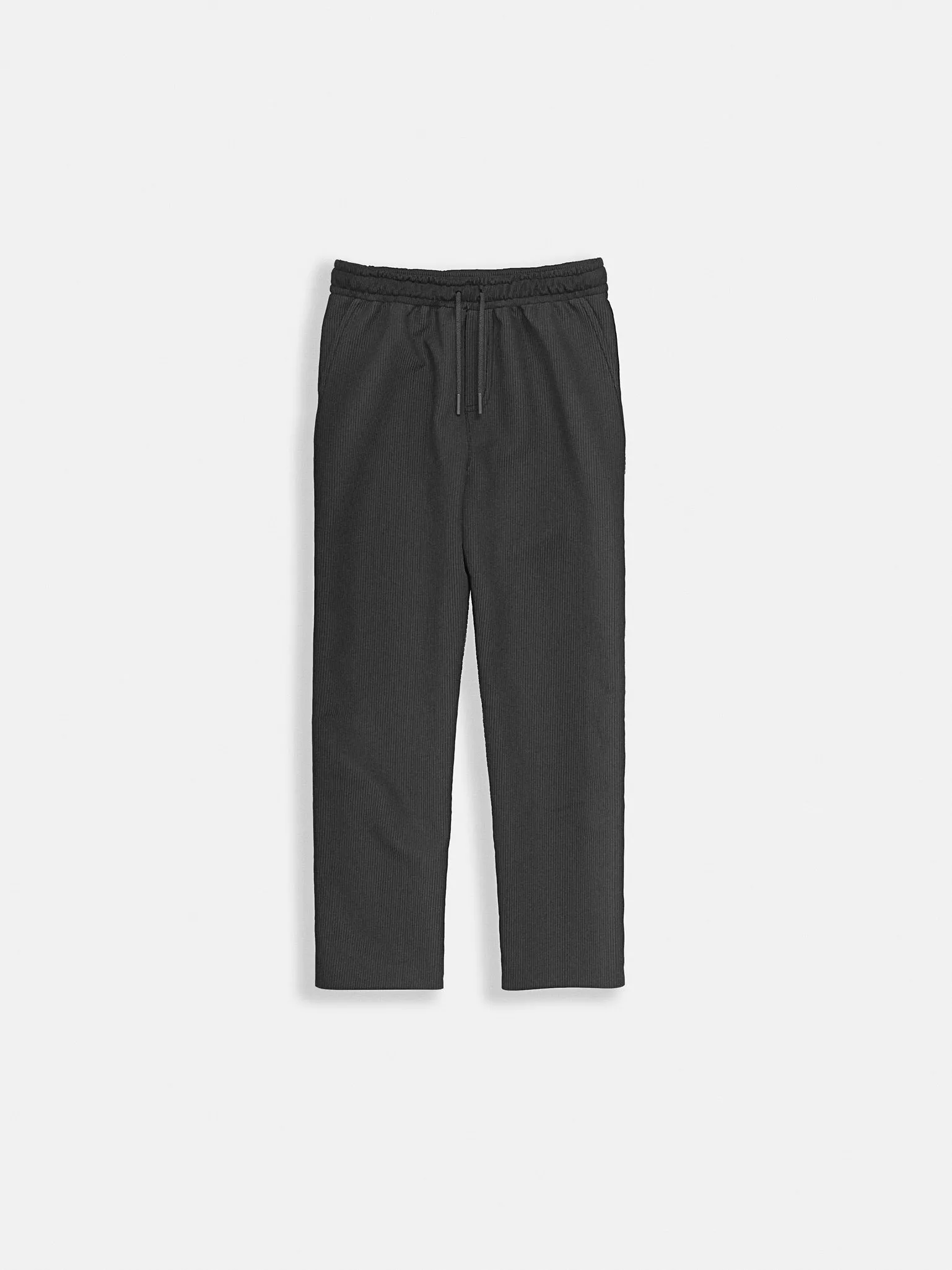 Loose Fit Cord Pant - Black