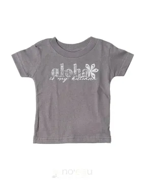 NOE X KAHIAU - Aloha is My Kuleana Grey Tee