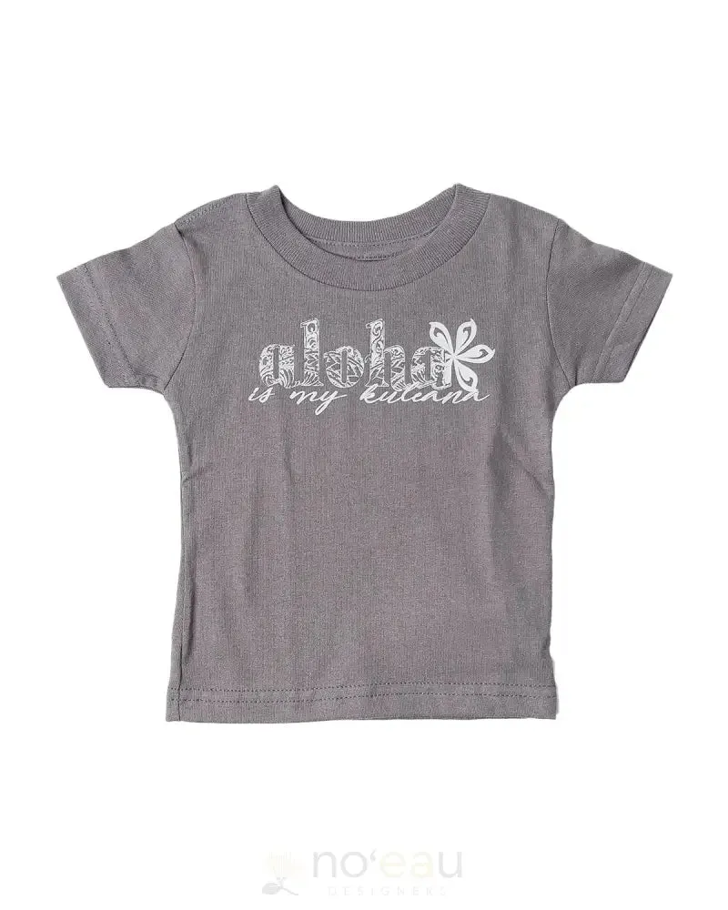 NOE X KAHIAU - Aloha is My Kuleana Grey Tee