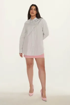 Oversized Front Yoke Shirt