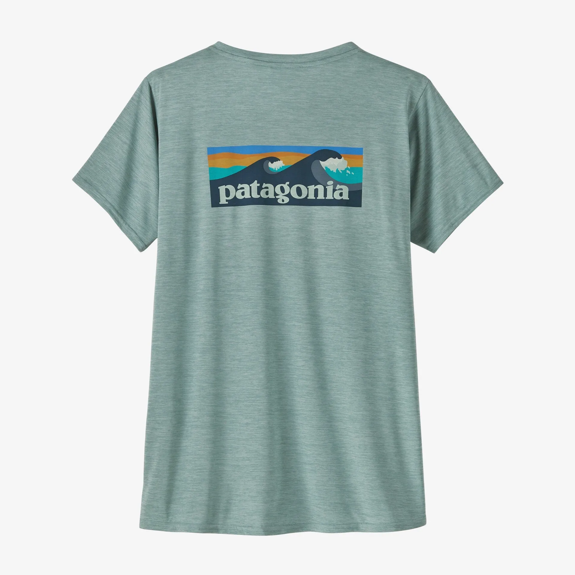 Patagonia Capilene Cool Daily Graphic Shirt - Waters | Boardshort Logo: Thermal Blue X-Dye | Womens