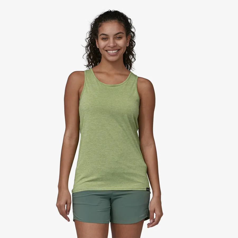 Patagonia Capilene Cool Daily Tank | Salvia Green / Dark Salvia Green X-Dye | Womens