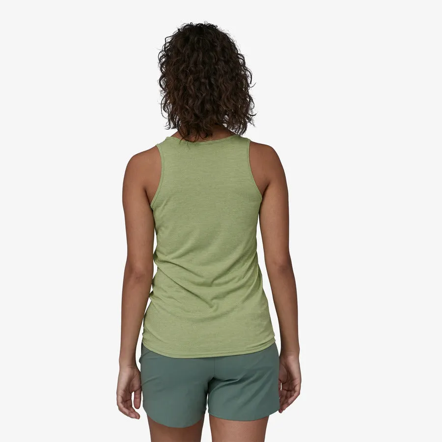 Patagonia Capilene Cool Daily Tank | Salvia Green / Dark Salvia Green X-Dye | Womens