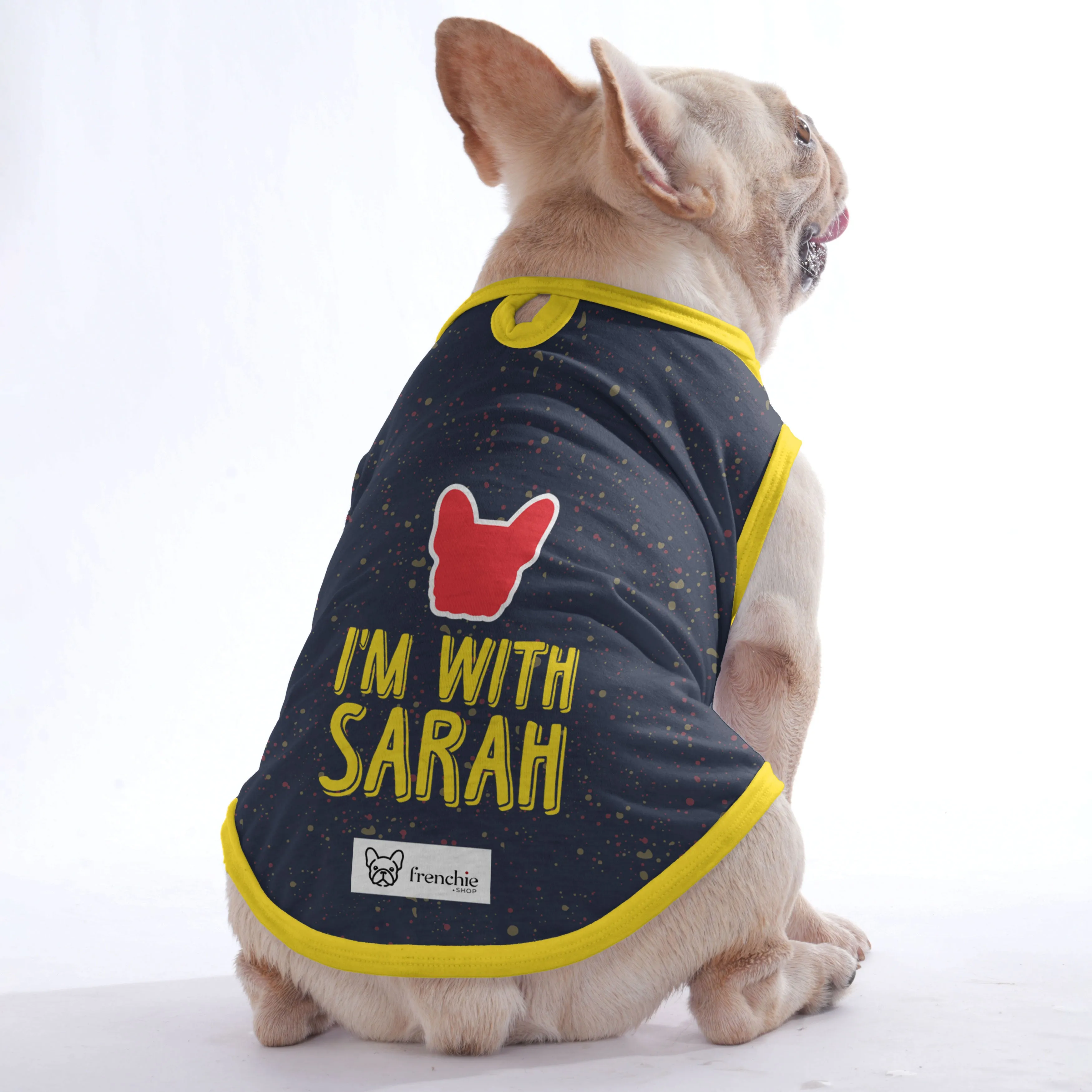 Personalized Shirt for Frenchies with the Owner's Name – Frenchie Shop Original