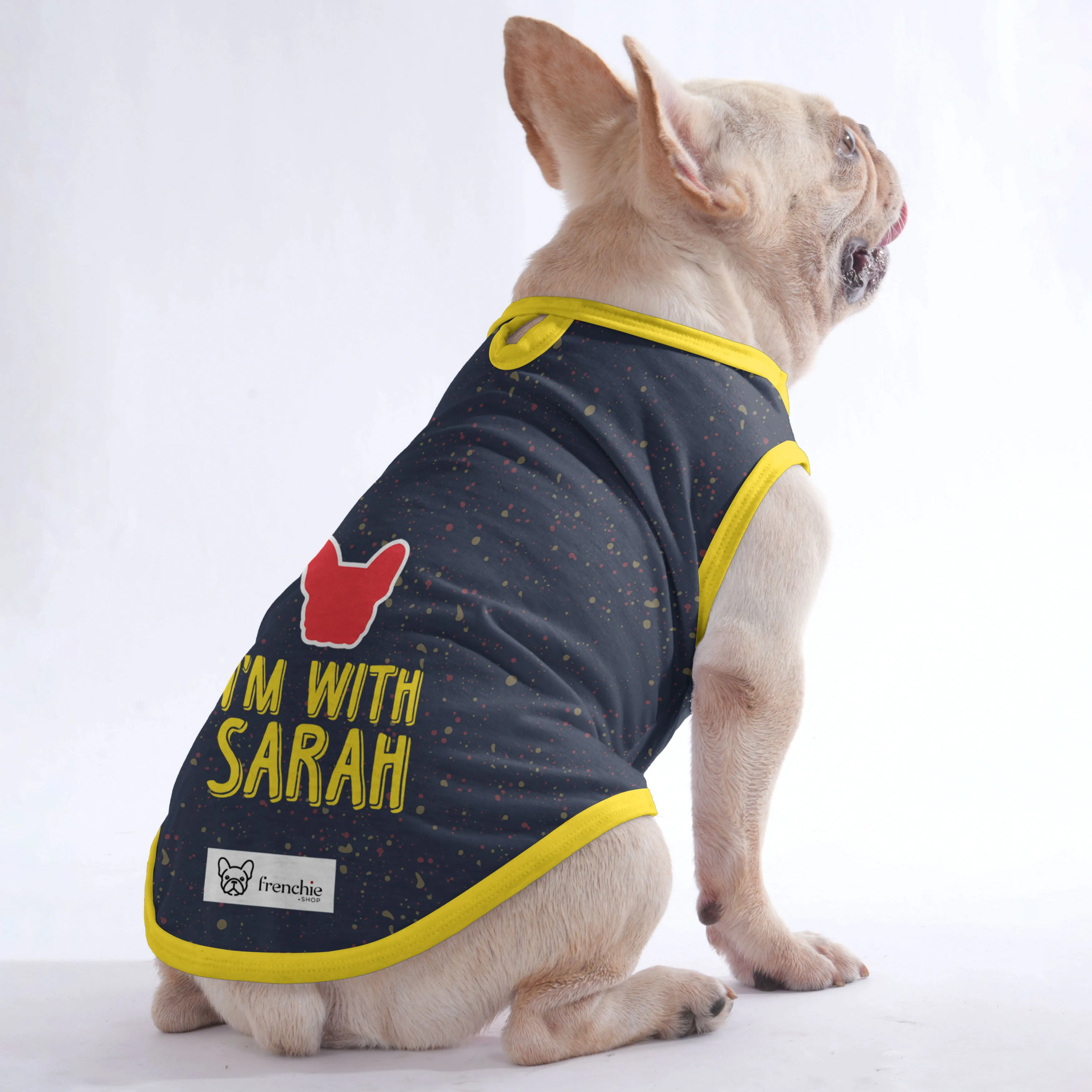 Personalized Shirt for Frenchies with the Owner's Name – Frenchie Shop Original