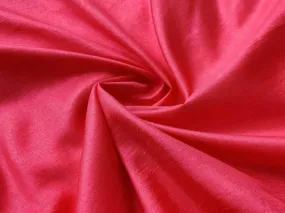 Pink Rose Semi Silk Fabric