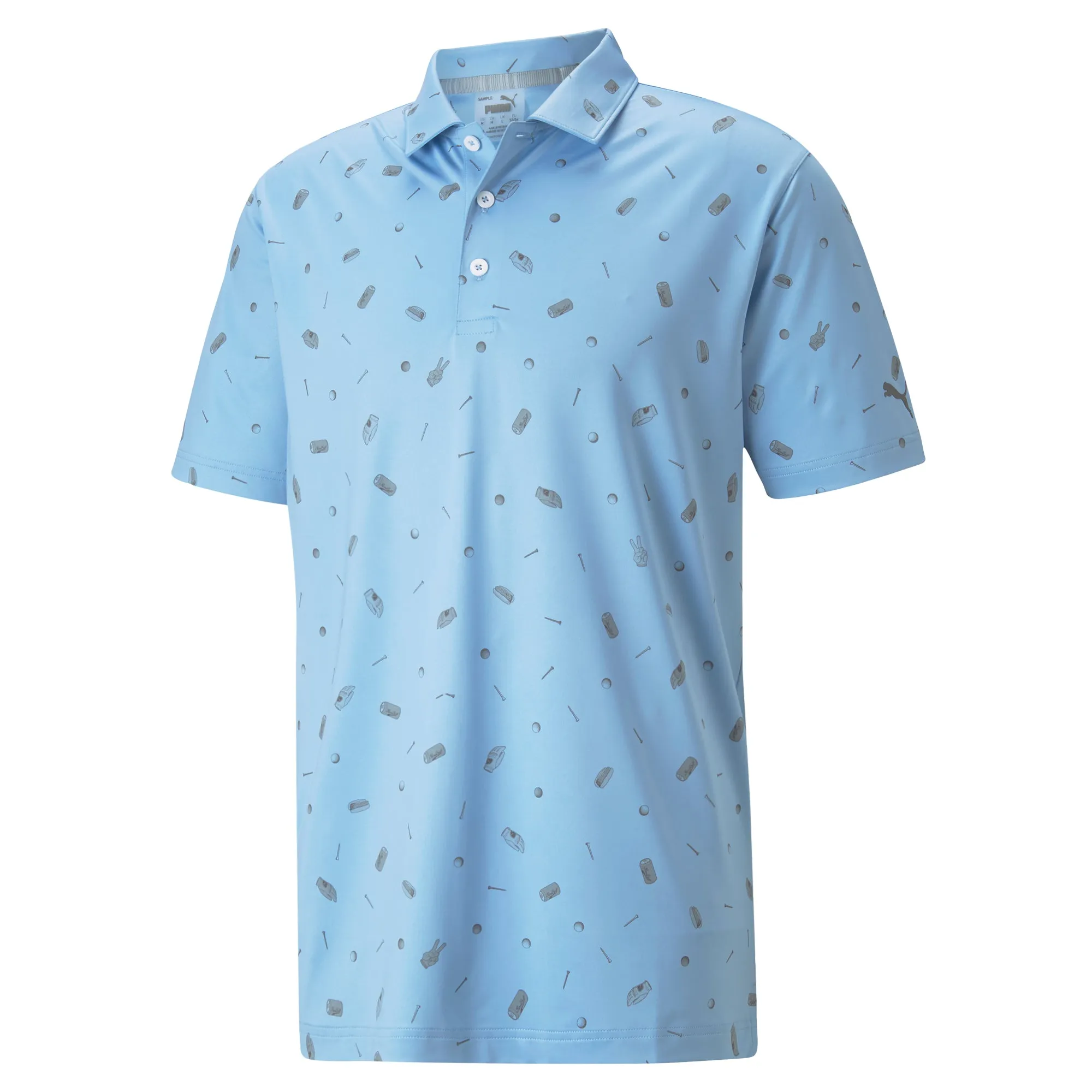 Puma MATTR Snack Shack Mens Golf Polo