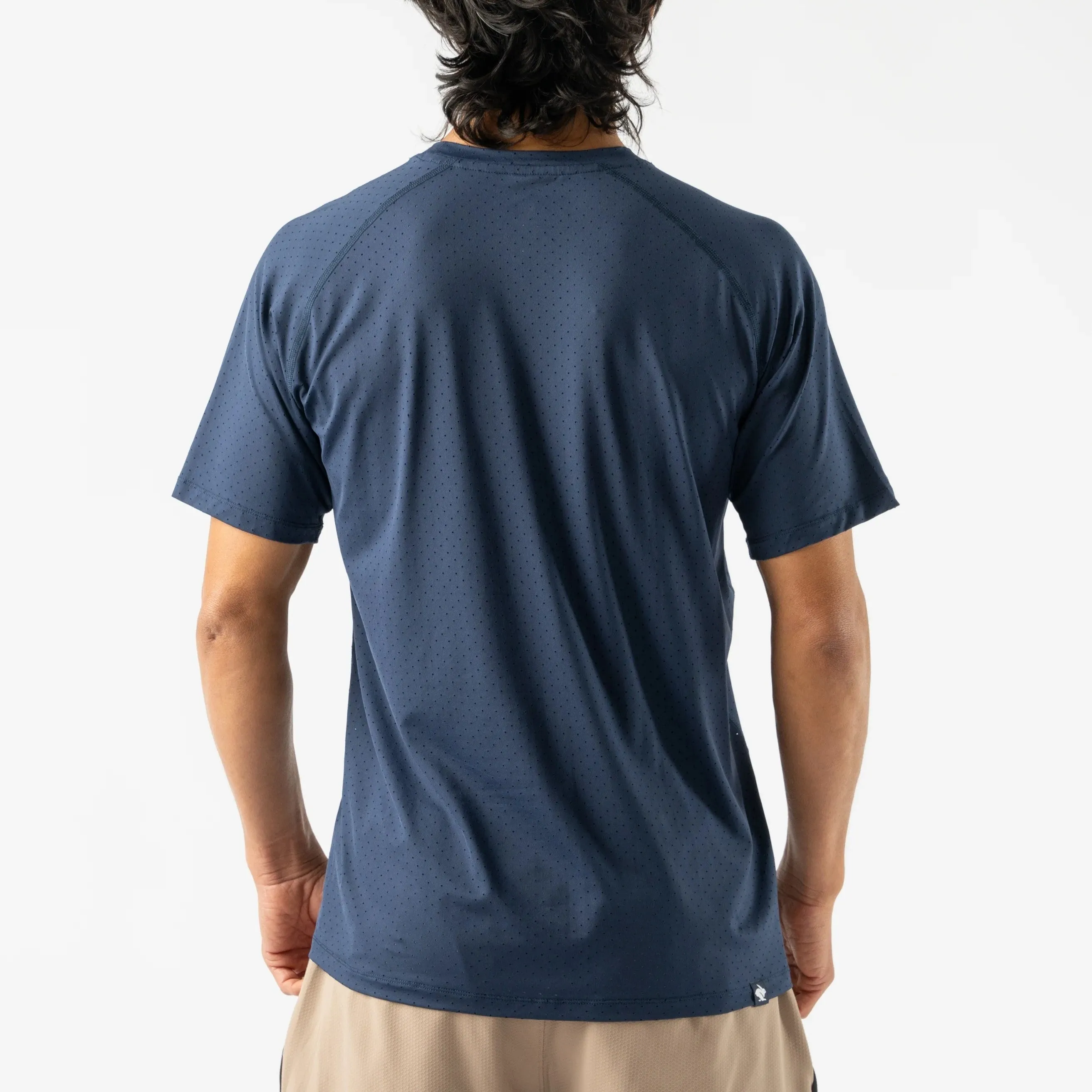 rabbit EZ Tee Perf Ice | Dress Blues | Mens