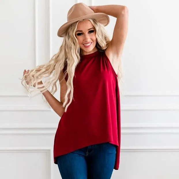 Relaxed Tank Top - Red