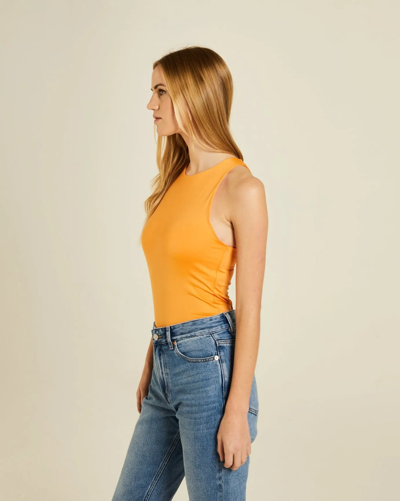 Rianna Body Suit Orange Sorbet