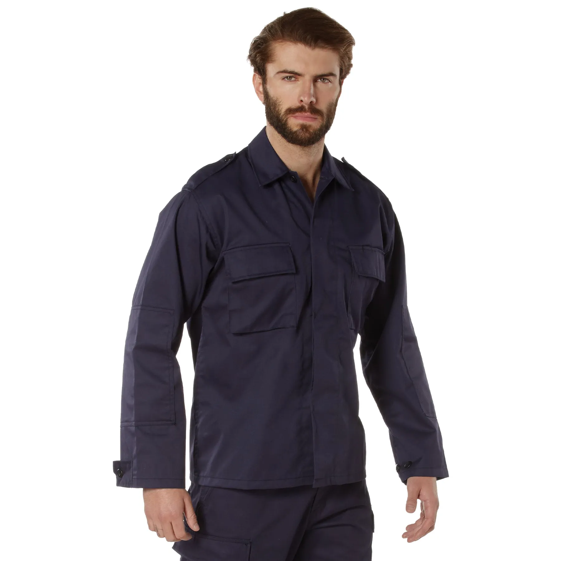 Rothco Tactical 2 Pocket BDU (Battle Dress Uniform) Shirt / Navy Blue