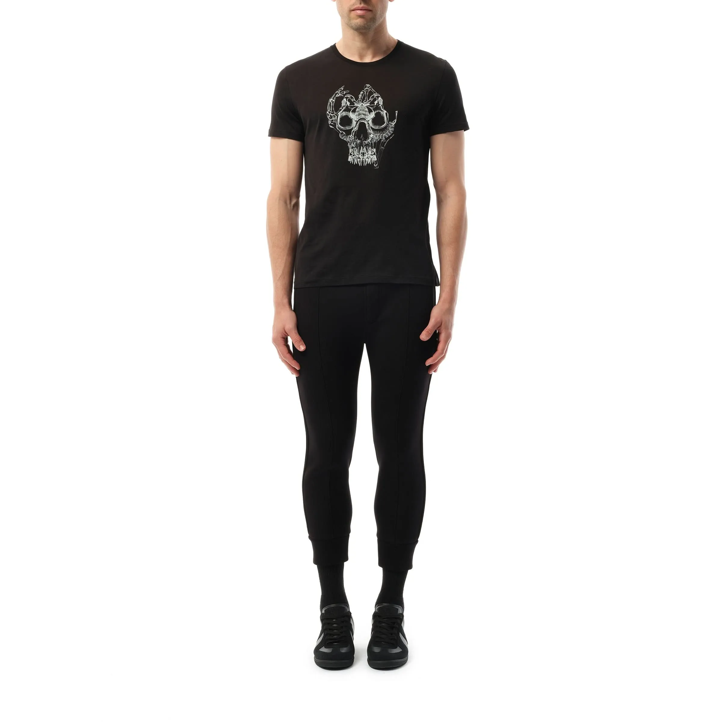 Skull Bones T-Shirt in Black