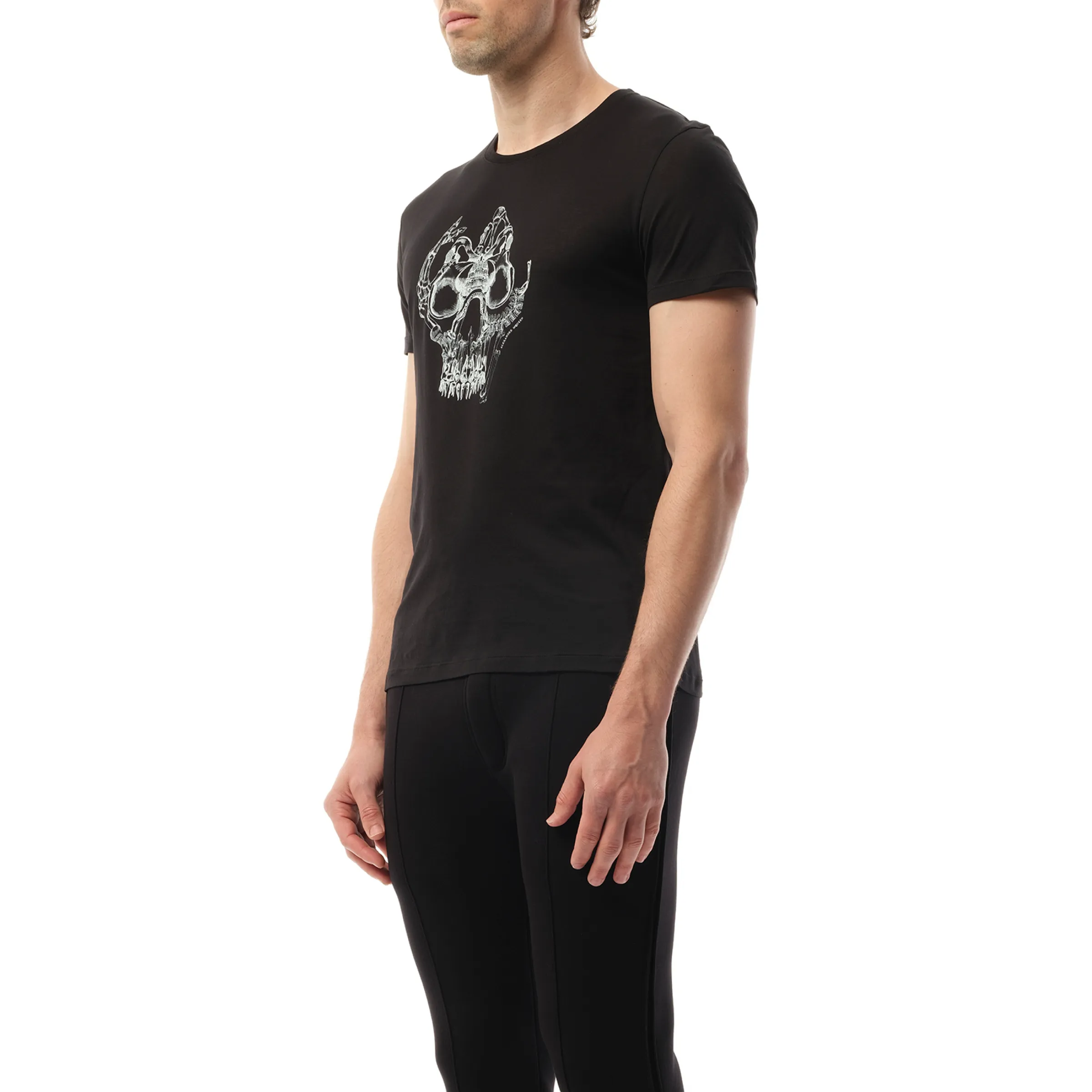 Skull Bones T-Shirt in Black