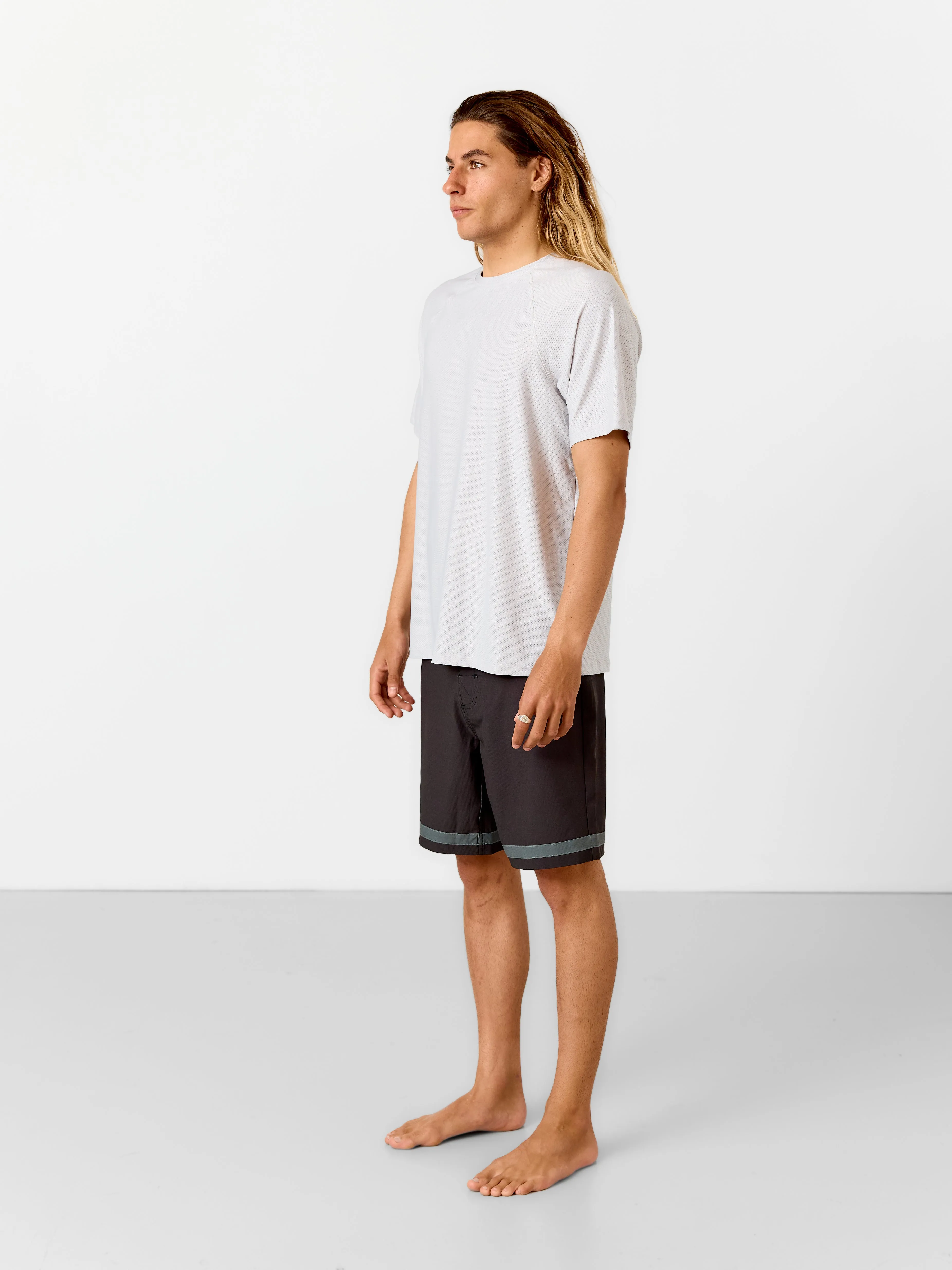 SPF50 Short Sleeve Active tee | Dove Grey